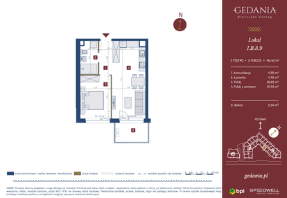Mieszkanie w inwestycji: GEDANIA Riverside Living - apartamenty inwestycyjne