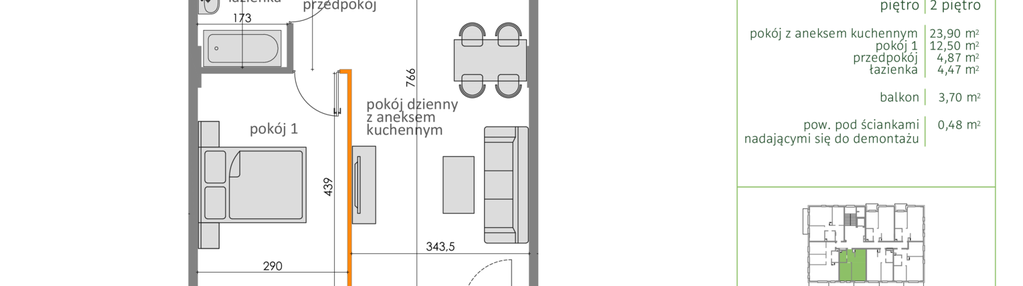 Mieszkanie w inwestycji: Zielona Przystań