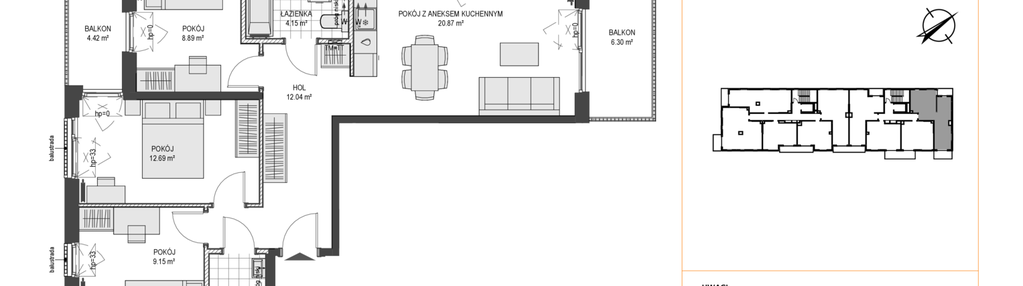 Mieszkanie w inwestycji: Przystań Brzeźno etap 1.2