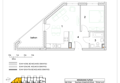 Mieszkanie w inwestycji: Osiedle Jodłowa bud. F