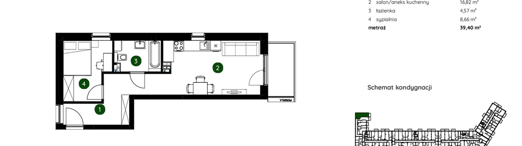 Mieszkanie w inwestycji: Murapol GreenCity bud. 1