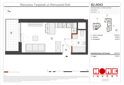 Mieszkanie w inwestycji: Warszawski Świt etap IX