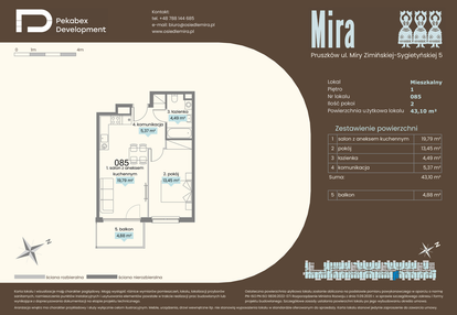 Mieszkanie w inwestycji: Mira