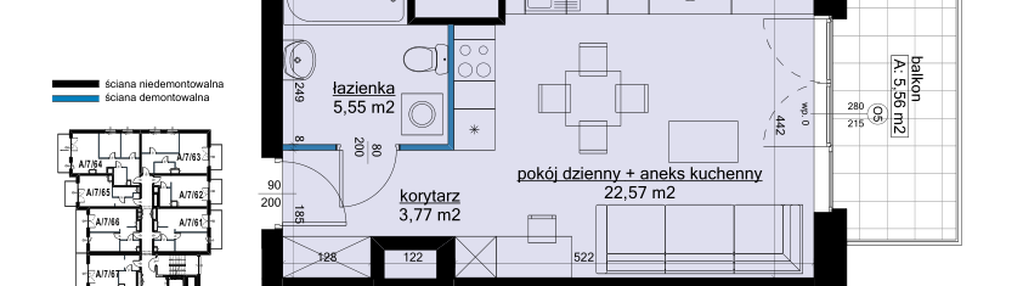 Mieszkanie w inwestycji: Osiedle Hawelańska etap III - bud. A