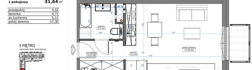 Mieszkanie w inwestycji: Naramowicka 172