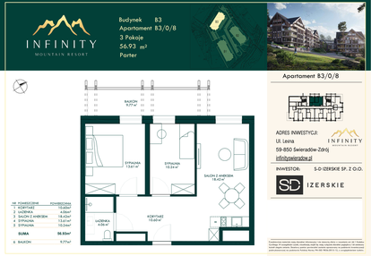 Mieszkanie w inwestycji: Infinity Mountain Resort