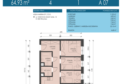 Mieszkanie w inwestycji: Apartamenty Aqua Marina