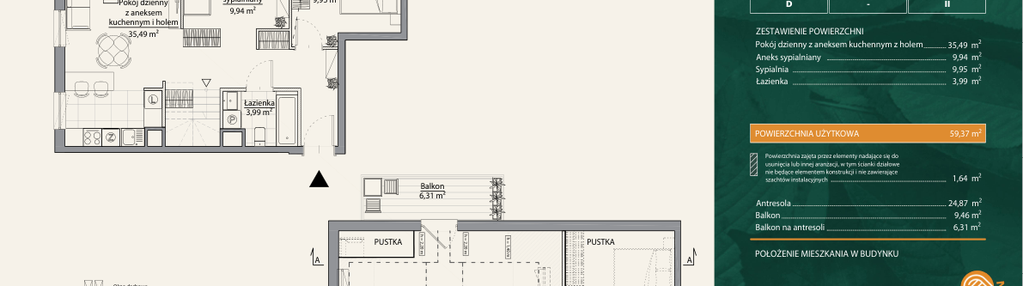 Mieszkanie w inwestycji: Aalto