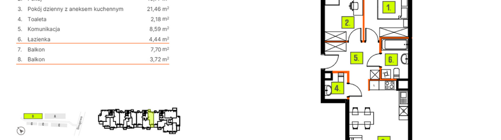 Mieszkanie w inwestycji: Osiedle BLASK - Etap I