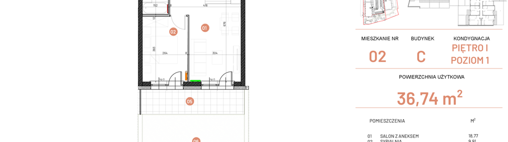 Mieszkanie w inwestycji: Osiedle Nowe Horyzonty etap II