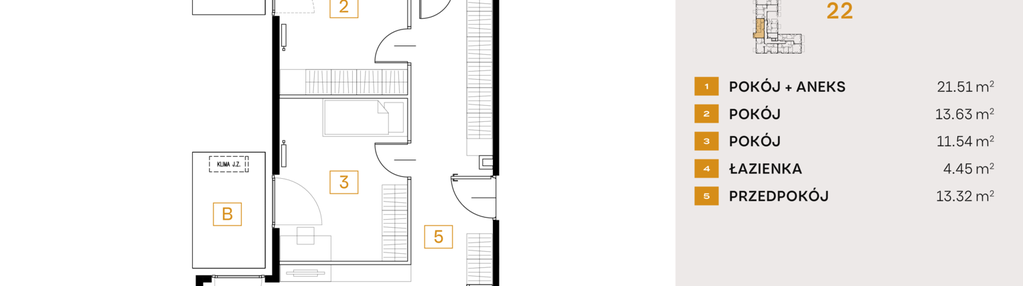 Mieszkanie w inwestycji: Osiedle Fi bud. 22, 24