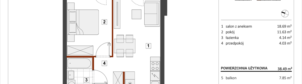 Mieszkanie w inwestycji: Warszawski Świt etap VIII
