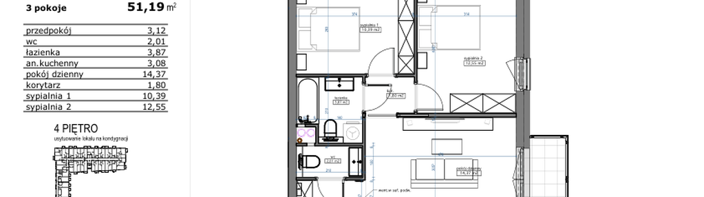 Mieszkanie w inwestycji: Naramowicka 172