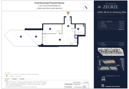 Mieszkanie w inwestycji: Rezydencja Zegrze etap II