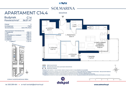 Mieszkanie w inwestycji: Sol Marina etap III