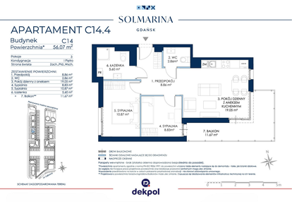 Mieszkanie w inwestycji: Sol Marina etap III