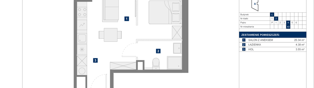 Mieszkanie w inwestycji: Apartamenty Park Matecznego Etap 1