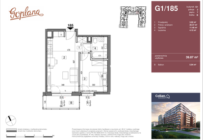 Mieszkanie w inwestycji: Goplana budynek G