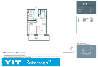 Mieszkanie w inwestycji: Rakoczego 17