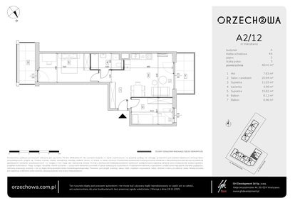 Mieszkanie w inwestycji: Orzechowa 2