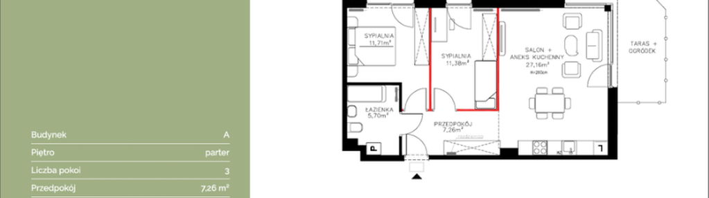 Mieszkanie w inwestycji: Stawowa Residence - etap V
