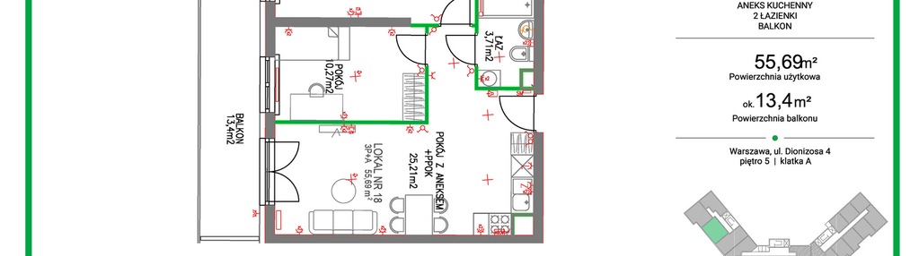 Mieszkanie w inwestycji: Comfort City Szmaragd