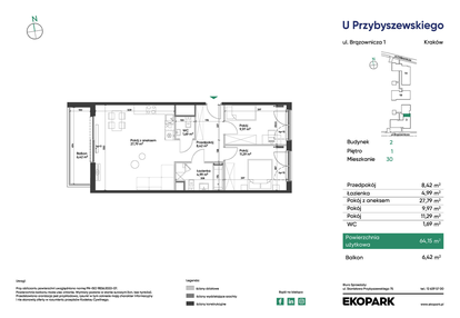 Mieszkanie w inwestycji: U Przybyszewskiego etap 4