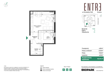 Mieszkanie w inwestycji: Entre