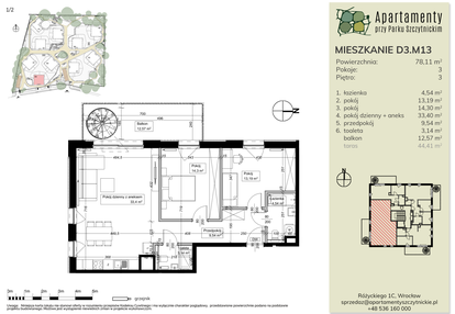 Mieszkanie w inwestycji: Apartamenty przy Parku Szczytnickim