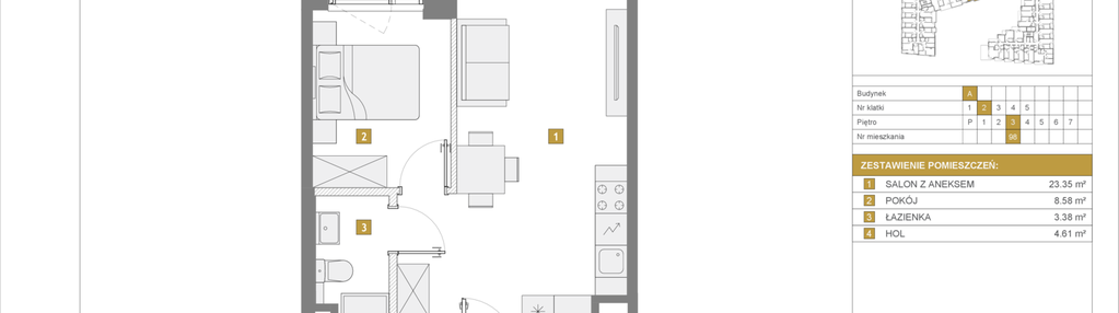 Mieszkanie w inwestycji: Apartamenty Metro Wilanowska