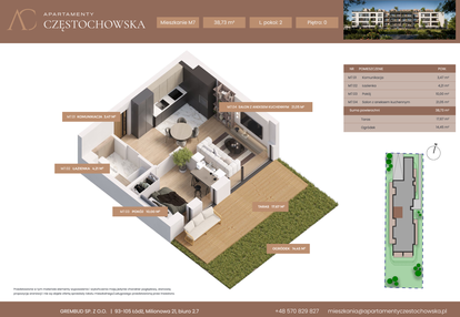 Mieszkanie w inwestycji: Apartamenty Częstochowska