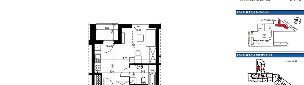 Mieszkanie w inwestycji: ART MODERN etap III - bud. H