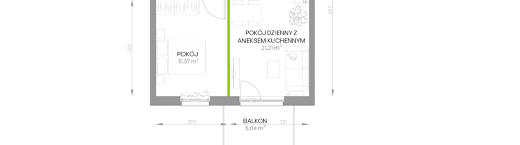 Mieszkanie w inwestycji: Południe Vita