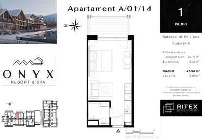 Mieszkanie w inwestycji: Onyx Resort & Spa