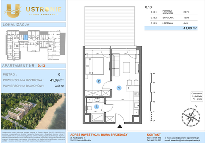 Mieszkanie w inwestycji: Ustronie Luxury Apartments