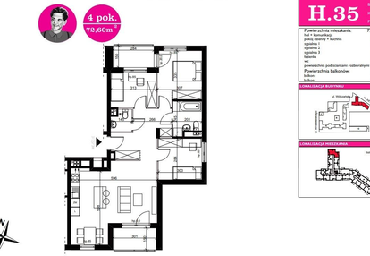 Mieszkanie w inwestycji: ART MODERN etap III - bud. H