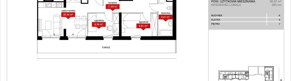 Mieszkanie w inwestycji: Atrium - Nowy Szczepin