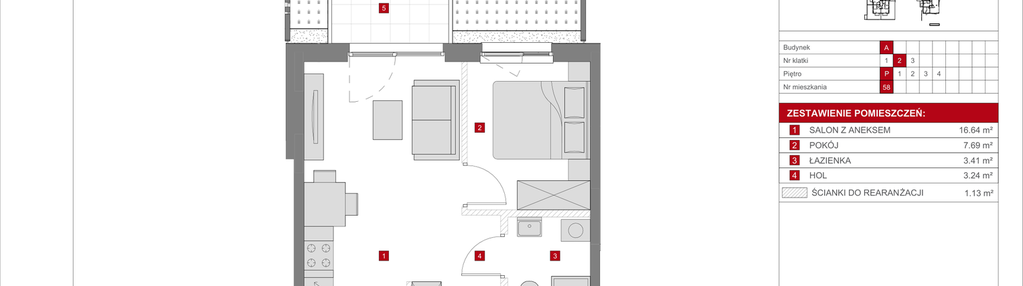 Mieszkanie w inwestycji: Dzielnica Mieszkaniowa Metro Zachód - etap 8.1
