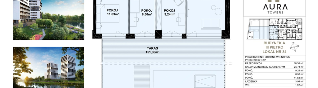 Mieszkanie w inwestycji: Aura Towers