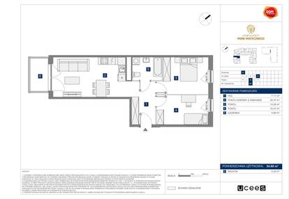 Mieszkanie w inwestycji: Apartamenty Park Matecznego Etap 2.2