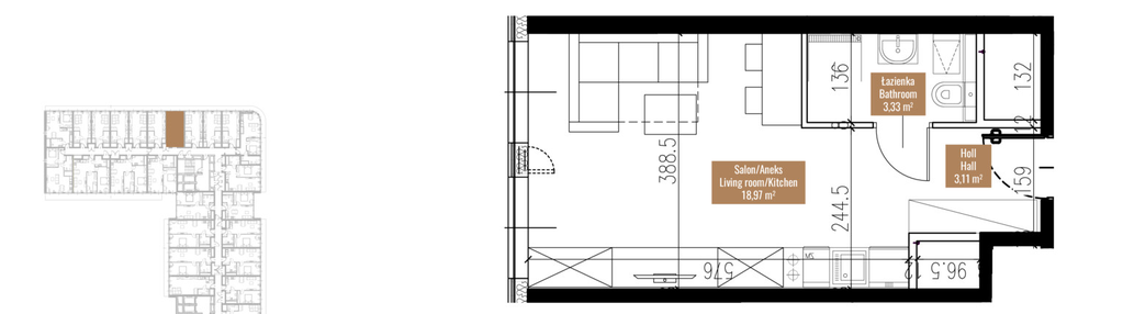 Mieszkanie w inwestycji: Global Apartments