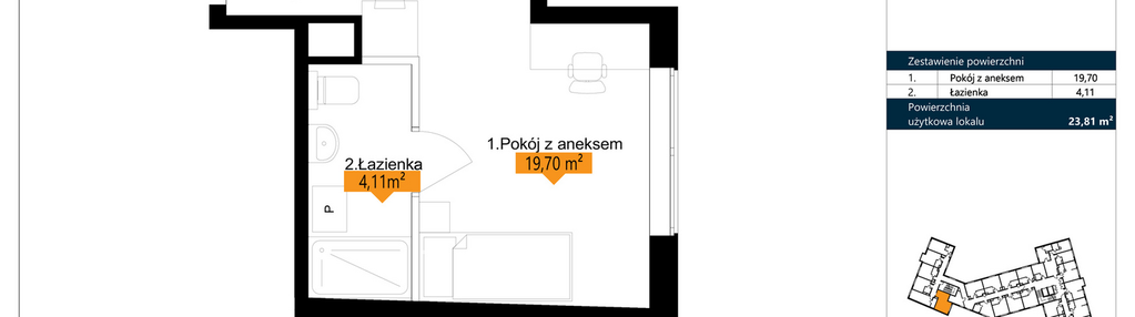 Mieszkanie w inwestycji: ŁACINA SPOT