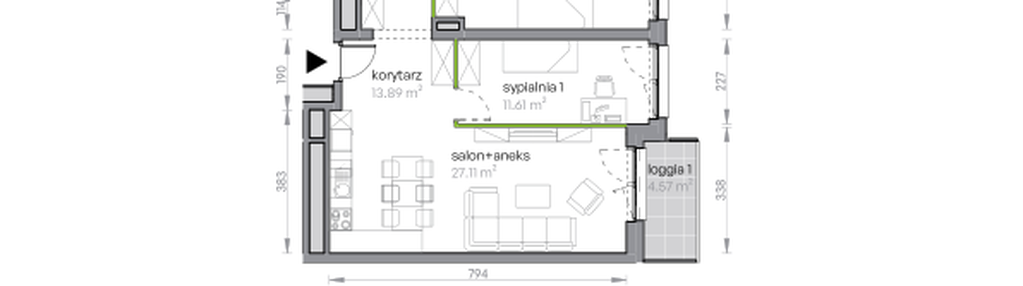 Mieszkanie w inwestycji: Legnicka Vita