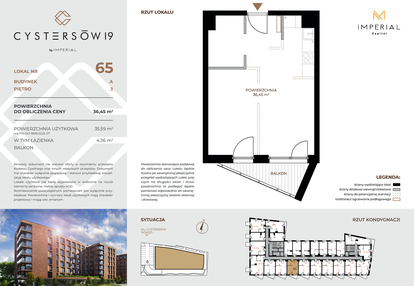 Mieszkanie w inwestycji: Cystersów 19 - lokale inwestycyjne