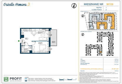 Mieszkanie w inwestycji: Osiedle Hemara - etap III bud. 2 i 3