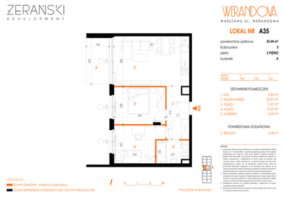 Mieszkanie w inwestycji: Werandova