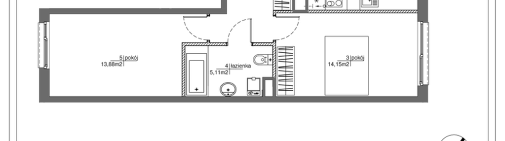 Mieszkanie w inwestycji: Rytm Mokotowa - etap 1B