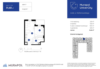 Mieszkanie w inwestycji: Murapol UniverCity