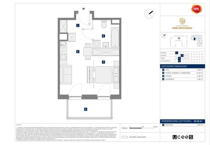 Mieszkanie w inwestycji: Apartamenty Park Matecznego Etap 2.2