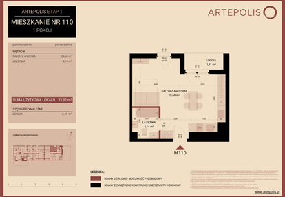 Mieszkanie w inwestycji: Artepolis
